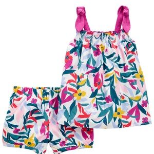 2-Piece Tropical Tank & Short Set 🌴❤️